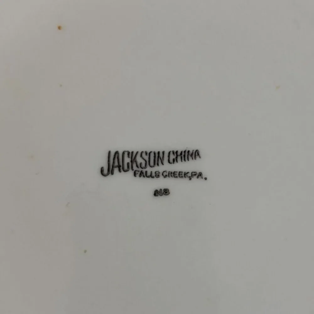 Vintage Jackson China Dinner Plates 9